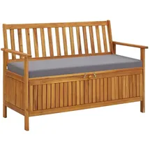 vidaXL Gartenbank 120 x 63 x 84 cm Braun