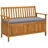 vidaXL Gartenbank 120 x 63 x 84 cm Braun
