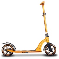 Authentic sports & toys SIX DEGREES Scooter - Tretroller Aluminium 205 mm, orange