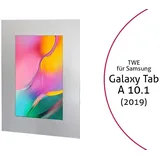 TabLines TWE079S Tablet Wandeinbau für Samsung Galaxy Tab A 10.1 (2019), silber