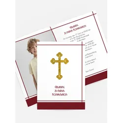 Einladung zur Konfirmation selbst gestalten mit Spruch und Fotos im Onlinedesigner bei Meine-Kartenmanufaktur.de