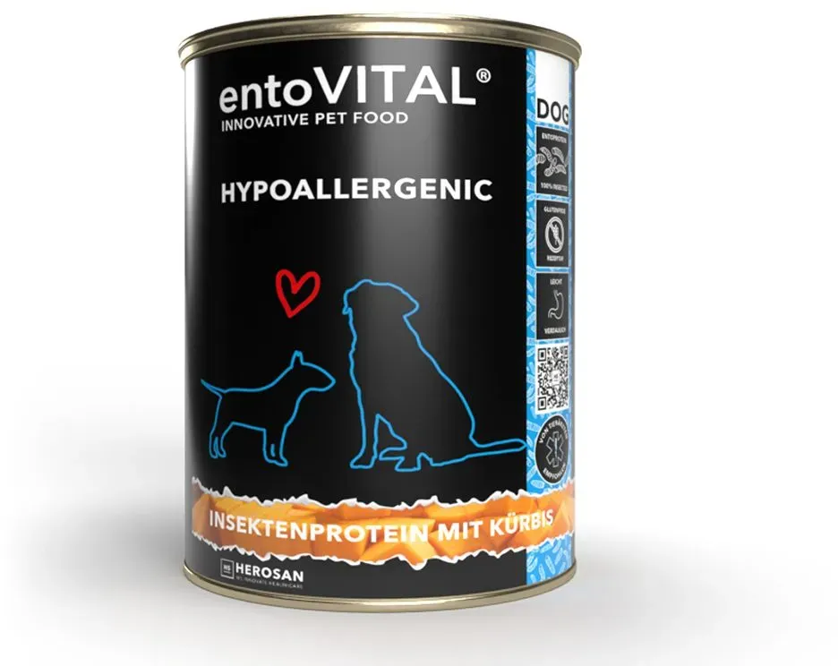 entoVITAL DOG Hypoallergenic Nassfutter 400 g