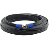 Kramer Electronics HDMI-Flachkabel C-HDMI/HDMI/FLAT 10,70 m Schwarz