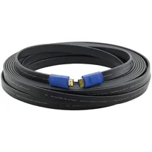Kramer Electronics HDMI-Flachkabel C-HDMI/HDMI/FLAT 10,70 m Schwarz