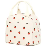 jumpopack Lunchtasche Erdbeeren Lunch Bag Kühltasche Frühstückstasche Cooler Bag Isoliertasche Thermotasche Picknicktasche