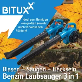 DSAR Profi Benzin 3in1 Laubsauger Laubbläser Laubhäcksler Fangsack Gartenhäcksler
