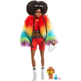 Barbie Extra mit Afro und Regenbogen - Jacke