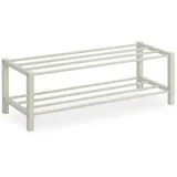 Idimex NAVAN Schuhbank 80x27x29 cm beige