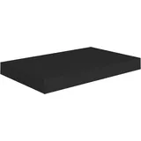 vidaXL Schwebendes Wandregal Schwarz 40x23x3,8 cm MDF