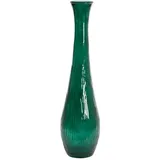 Light & Living Kopie, Dunkelgrün, Glas, 99 cm, Dekoration, Vasen, Bodenvasen