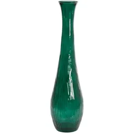 Light & Living Kopie, Dunkelgrün, Glas, 99 cm, Dekoration, Vasen, Bodenvasen