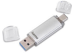hama USB-Stick C-Laeta silber 128 GB