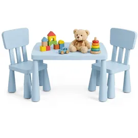 Relaxdays 3-teilige Kindersitzgruppe Blau