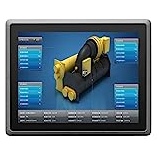 SunKol 19 Zoll lüfterloser Industrie-Panel-PC, All-in-One-Industrie-Embedded-Panel-PC mit kapazitivem Touchscreen, 2 x USB 2.0, 2 x USB 3.0, HDMI, 2 x RS232, LAN (i5-8365U, 8 GB RAM 256 GB SSD)