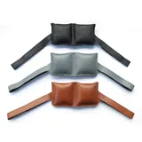 Desi-Schilder Leder-Türkissen-Tür-Kissen-Türstopper-Fensterstopper-Türpuffer-Kein lautes zuschlagen der Tür (Nr. 8053 -braun od. Dunkelbraun)