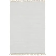 benuta basic Kurzflor Teppich aus recyceltem Material Tom Cream 70x120 cm - Moderner Kurzflor-Teppich für Fußbodenheizung geeignet,