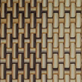 zaunzu® Sichtschutzstreifen 26 m Stroh Rattan