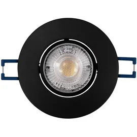 McShine Einbauleuchte 4,5W schwenkbar schwarz