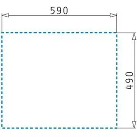PYRAMIS Istros 61 x 50 cm weiß