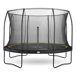 Trampolin - Comfort Edition - 396 cm - Rund Schwarz SCHWARZ 400 CM