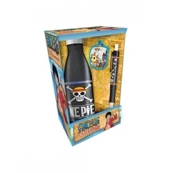 Einteiliges Geschenkset - Strohhut-Crew (Flasche, Magnet, Stift)