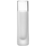 LEONARDO HOME 018632 NOVARA Vase 16,4 cm, Glas, Satinierte Oberfläche