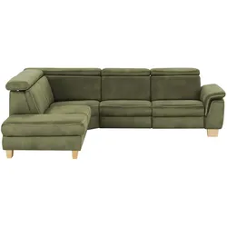 Kollektion Kraft Ecksofa  Beata ¦ grün ¦ Maße (cm): B: 270 H: 80 T: 233