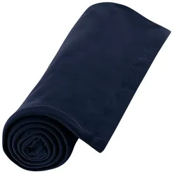 Tagesdecke TRIGEMA "TRIGEMA Fleecedecke", blau (navy), Polyester, Tagesdecken