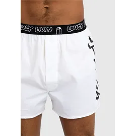 Lousy Livin Boxershorts Lou schwarz / weiß M 2er Pack