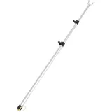 Cabilock Teleskop-kleiderstange Reichweitenstange Haken Für Reichweite Schrankstange Wäscheleinenstange Für Zuhause in Silber