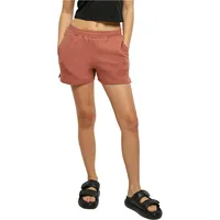 URBAN CLASSICS Ladies Organic Terry Short in Braun, Größe 4XL