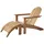 Cinas Adirondack Gartenliege 200 x 80 x 88 cm Braun