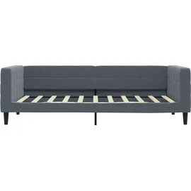 vidaXL Tagesbett 90 x 190 cm Dunkelgrau