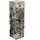 Casablanca modernes Design Casablanca Säule Flora aus Glas und Metall - bronzefarben - antikfinish - Blattmotiv - Höhe 100cm x Breite 27cm