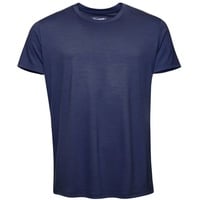 Kaipara - Merino Sportswear Rundhalsshirt URBAN Merino T-Shirt Herren Kurzarm Regular 200 (1-tlg) aus reiner Merinowolle Made in Germany blau XXL