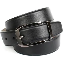 Ledergürtel ANTHONI CROWN, Damen, Gr. 110, schwarz, Leder, unifarben, Gürtel, mit leichter Struktur