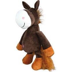 Trixie Pferd mit Tierstimme 32cm (Plüschspielzeug), Hundespielzeug