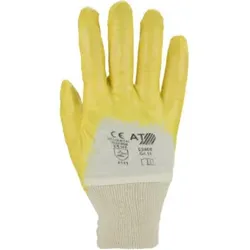 ASATEX Handschuh, Nitril, Gr. 9, gelb