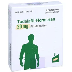 Tadalafil-hormosan 20 mg Filmtabletten 8 St