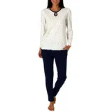 normann Schlafanzug Pyjama Blau 36-38