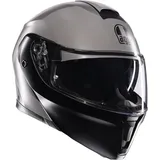 AGV Streetmodular Resia, Klapphelm - Matt Grau/Schwarz/Neon-Gelb - XL