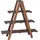 vidaXL Klappregal Braun 79,5 x 35 x 112 cm Massives upgecyceltes Holz