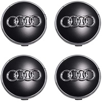 Audi Radzierkappe Felgendeckel Nabendeckel matt  4er Set