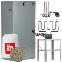 Ita Elektrischer Räucherofen 7001 - Smoker Set mit Heizung,