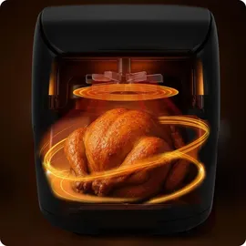 Berdsen Heißluftfritteuse 4L Bd-658 schwarz