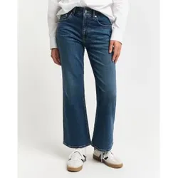 Gant für Damen. 4100243 Blaue Schlagjeans (29), Lässig, Baumwolle, Denim