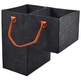 Treppenkörbe Für Teppich- Und Holztreppen, Schuh- Und Wäschekörbe, Treppenorganizer Mit Griffen, Weidenkörbe Für Treppen, Wäschekörbe