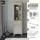 Set One by Musterring Standvitrine Reno 48 x 42 x 199 cm Braun