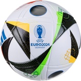 adidas Fußballliebe EURO24 League Trainingsball 001A - white/black/globlu 4