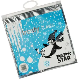 Papstar Tiefkühltragetaschen, LDPE 12 l 47 cm x 43 cm "Frosty Times" | Bunt